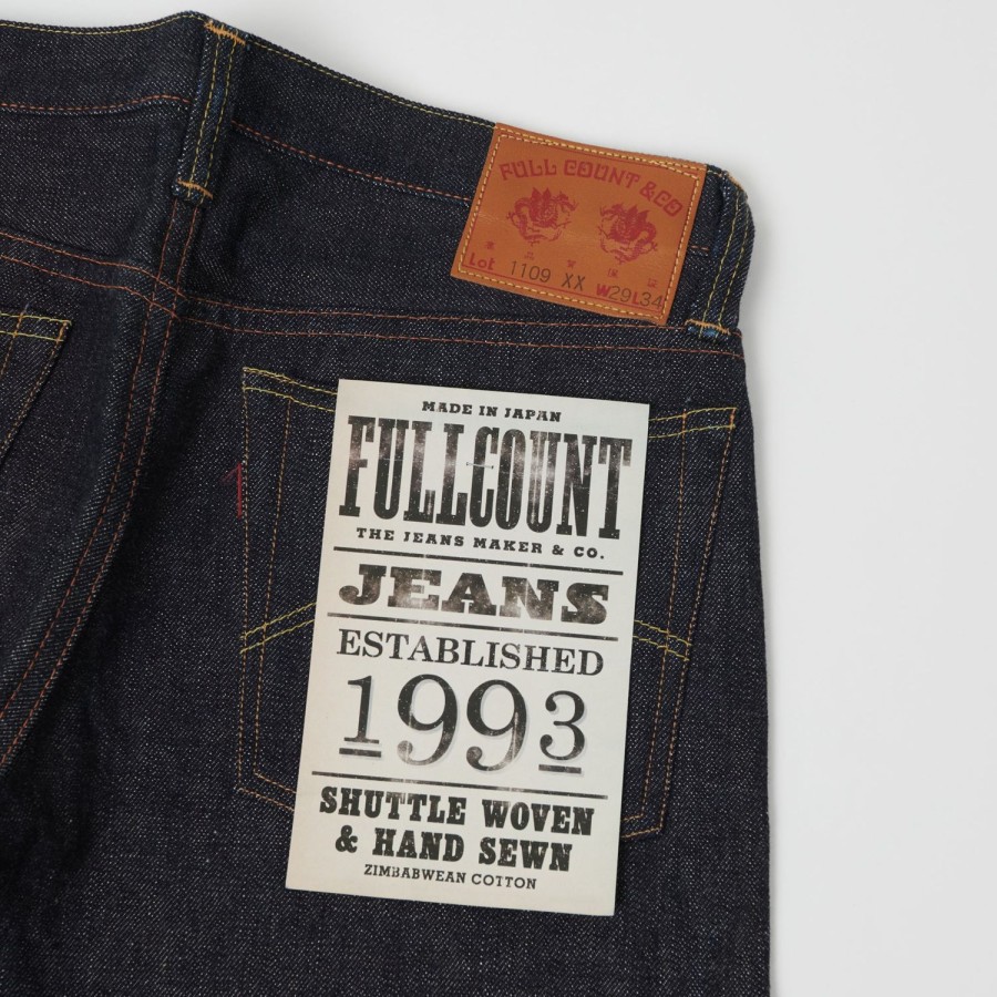 Clothing Full Count | Full Count 1109Xx 15.5Oz Slim Straight Jean - Raw