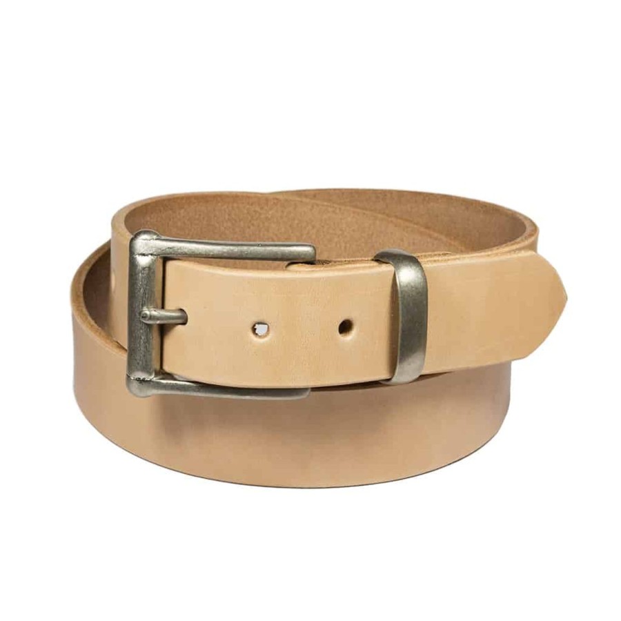 Accessories Barnes & Moore | Barnes & Moore Garrison Belt - Natural/Nickel