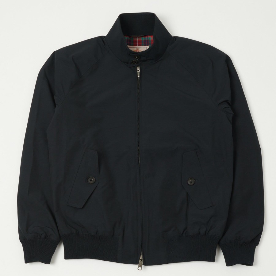 Clothing Baracuta | Baracuta G9 'Baracuta Cloth' Harrington Jacket - Dark Navy