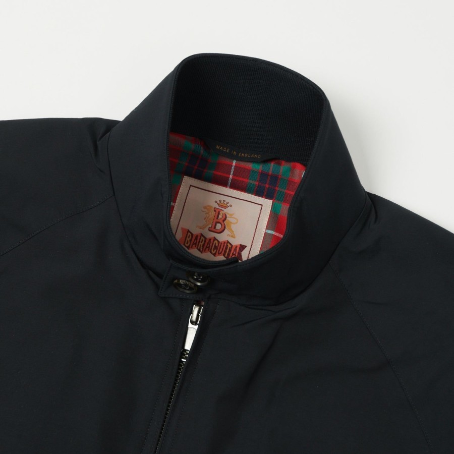 Clothing Baracuta | Baracuta G9 'Baracuta Cloth' Harrington Jacket - Dark Navy