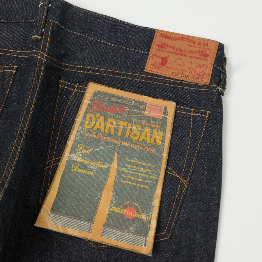 Clothing Studio D'artisan | Studio D'Artisan Sd-106 Slim Straight Jean - Raw