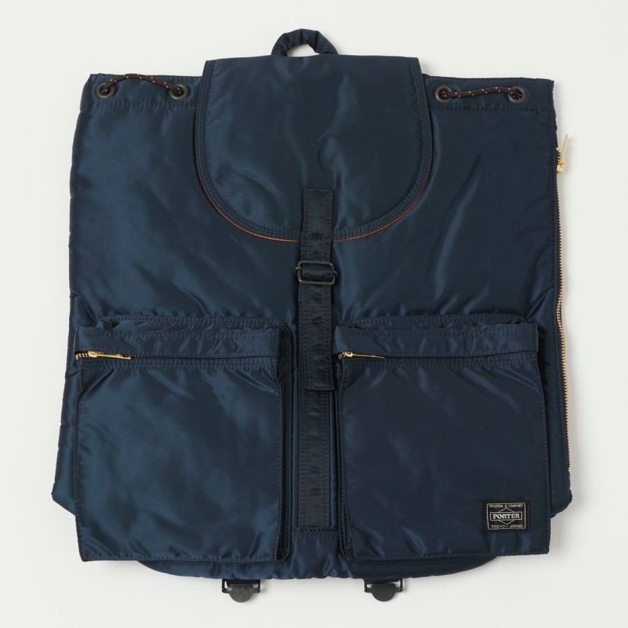 Accessories Porter - Yoshida & Co. | Porter-Yoshida & Co. Tanker Ruck Sack - Iron Blue