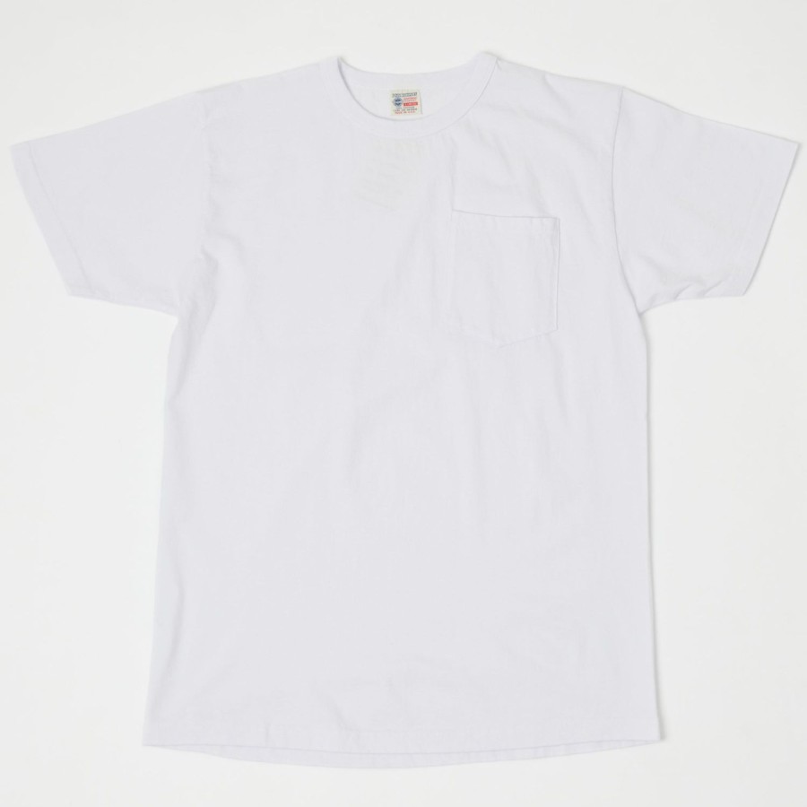 Clothing Buzz Rickson's | Buzz Rickson'S Loopwheel Pocket Tee - White