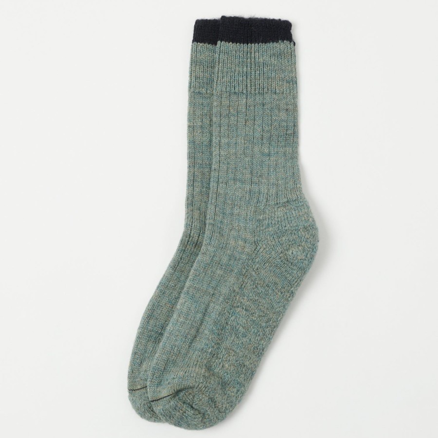 Accessories Peregrine | Peregrine Wool Boot Socks - Seafoam