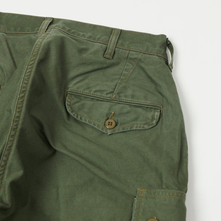 Clothing Freewheelers & Co | Freewheelers 'Jungle Fatigues' Tropical Trousers - Olive Green