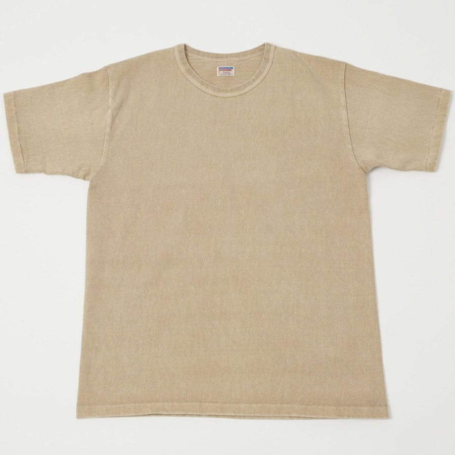 Clothing Dubbleworks | Dubbleworks Heavy Fabric Pigment Tee - Beige