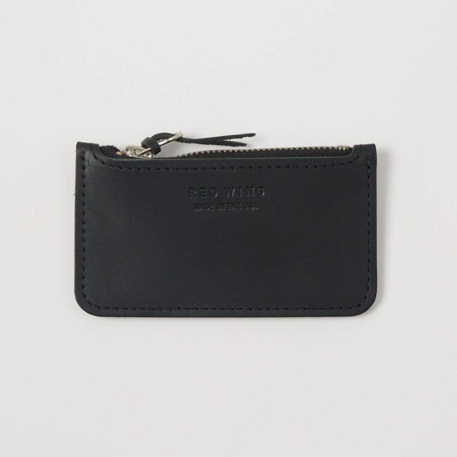 Accessories Red Wing | Red Wing 95022 Zipper Coin Pouch - Black Frontier