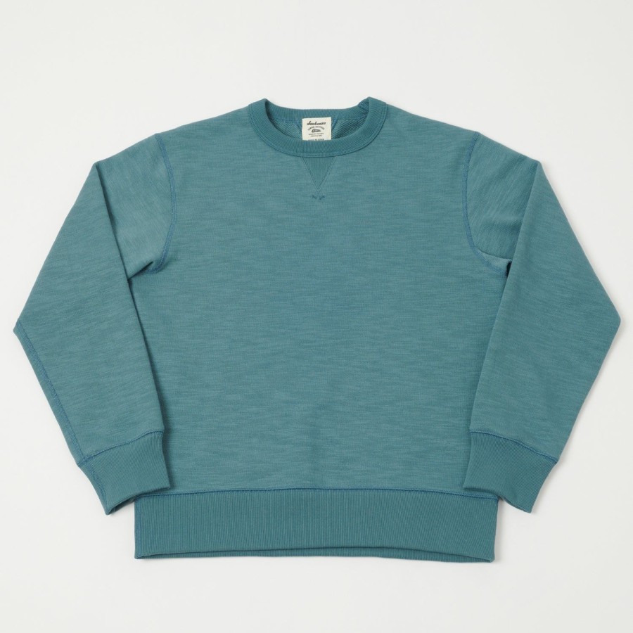 Clothing Jackman | Jackman Jm7292 Gg Crewneck Sweatshirt - Ocean Blue