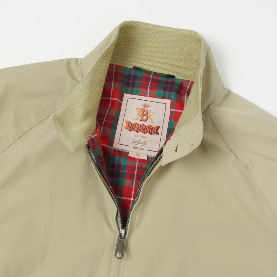 Clothing Baracuta | Baracuta G9 'Baracuta Cloth' Harrington Jacket - Natural