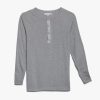 Clothing Merz b. Schwanen | Merz B. Schwanen 1930S Henley - Grey Melange