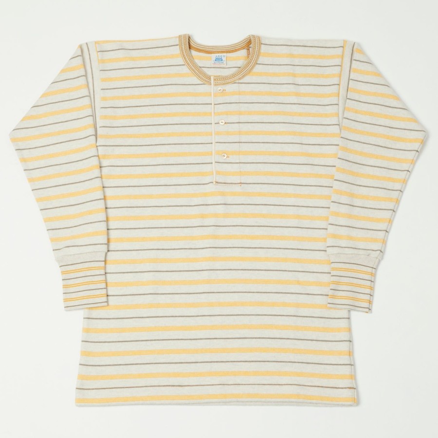 Clothing John Gluckow | John Gluckow Lot. Jg-Cs01 1890-1910 Miner'S Henley - Beige Yellow