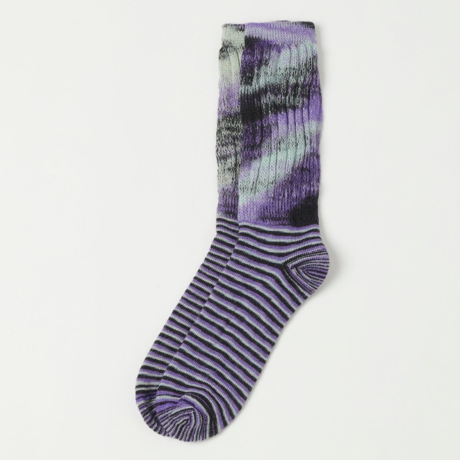 Accessories Chamula | Chamula Loose Rib Socks - Plum