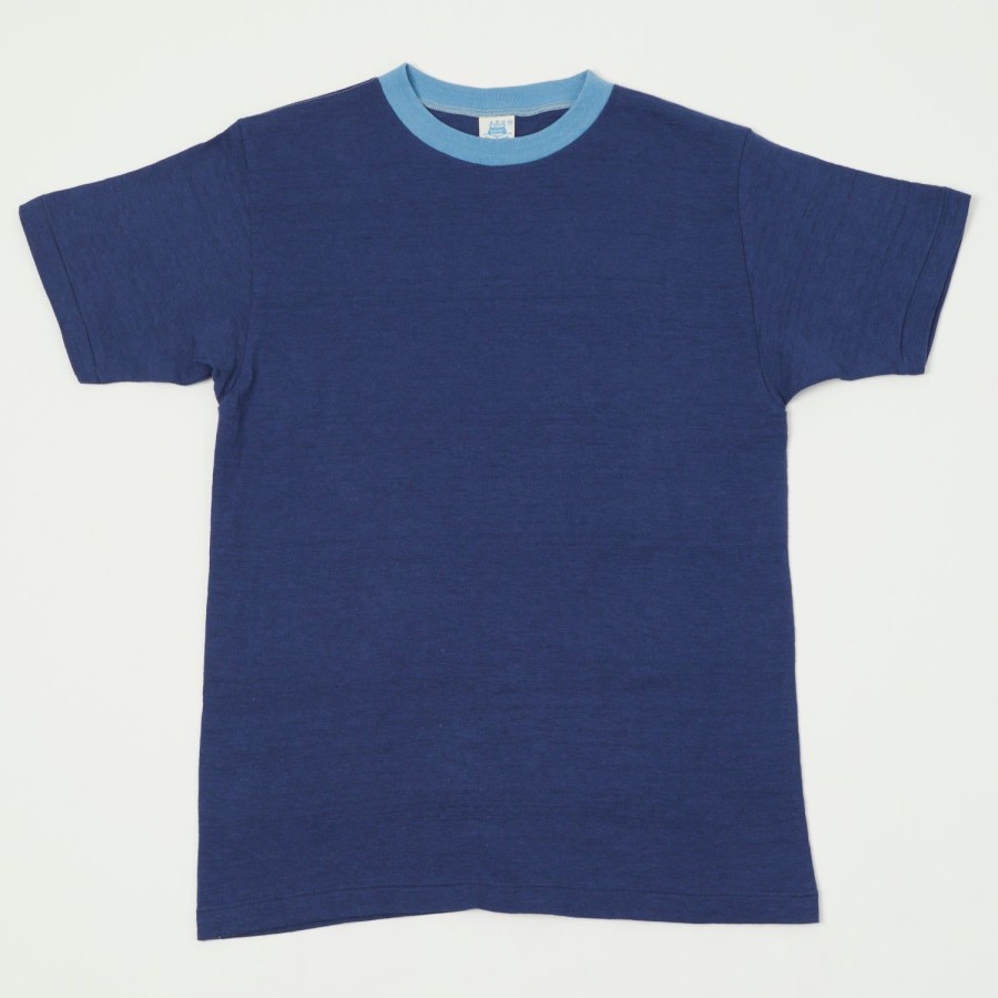 Clothing John Gluckow | John Gluckow Lot. Jg-Cs08 Two Tone Tee - Navy Blue