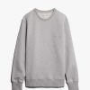 Clothing Merz b. Schwanen | Merz B. Schwanen Csw02 Good Basics Crew Neck Sweatshirt - Grey Melange