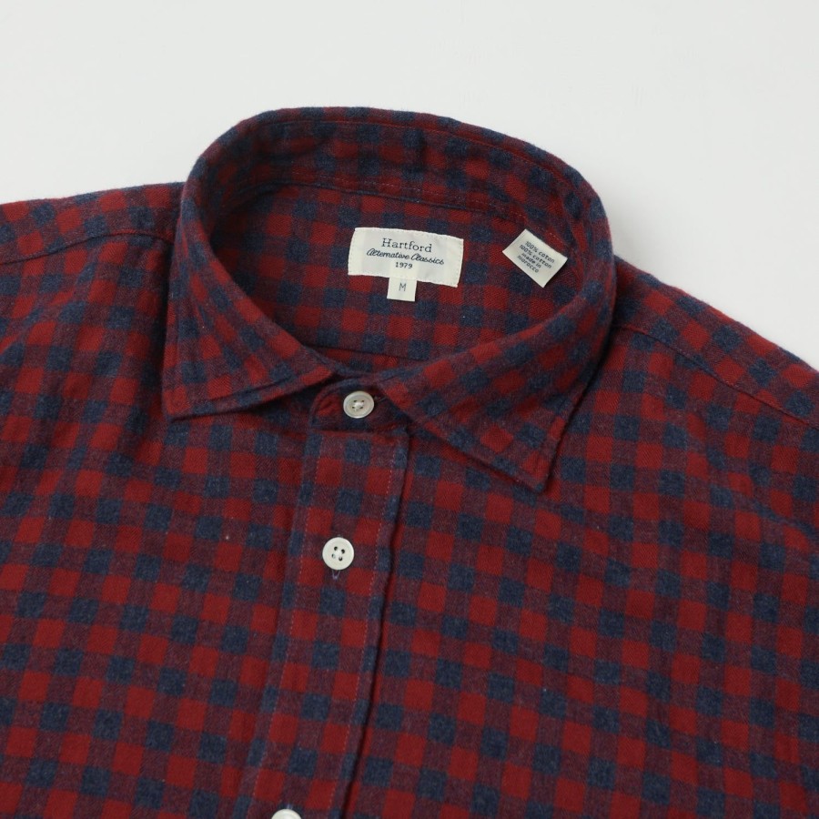 Clothing Hartford | Hartford Ay11018 Paul Shirt - Red Gingham