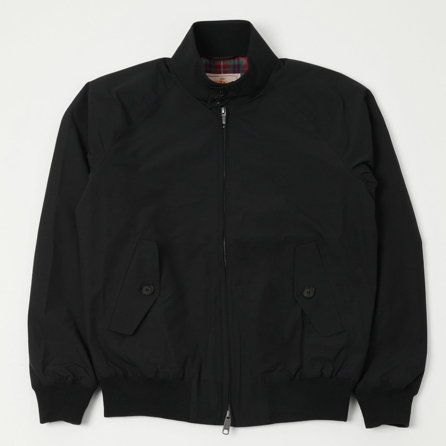 Clothing Baracuta | Baracuta G9 'Baracuta Cloth' Harrington Jacket - Black