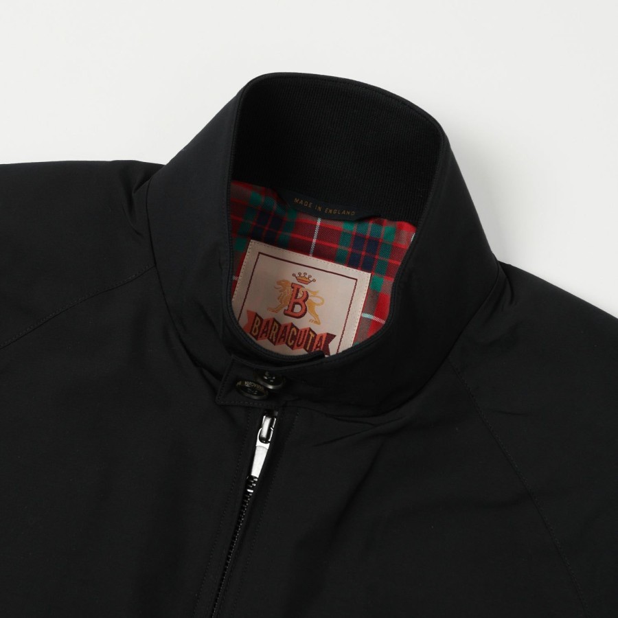 Clothing Baracuta | Baracuta G9 'Baracuta Cloth' Harrington Jacket - Black