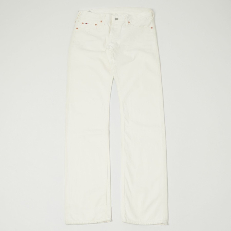 Clothing Studio D'artisan | Studio D'Artisan D1670 Regular Straight Jean - White