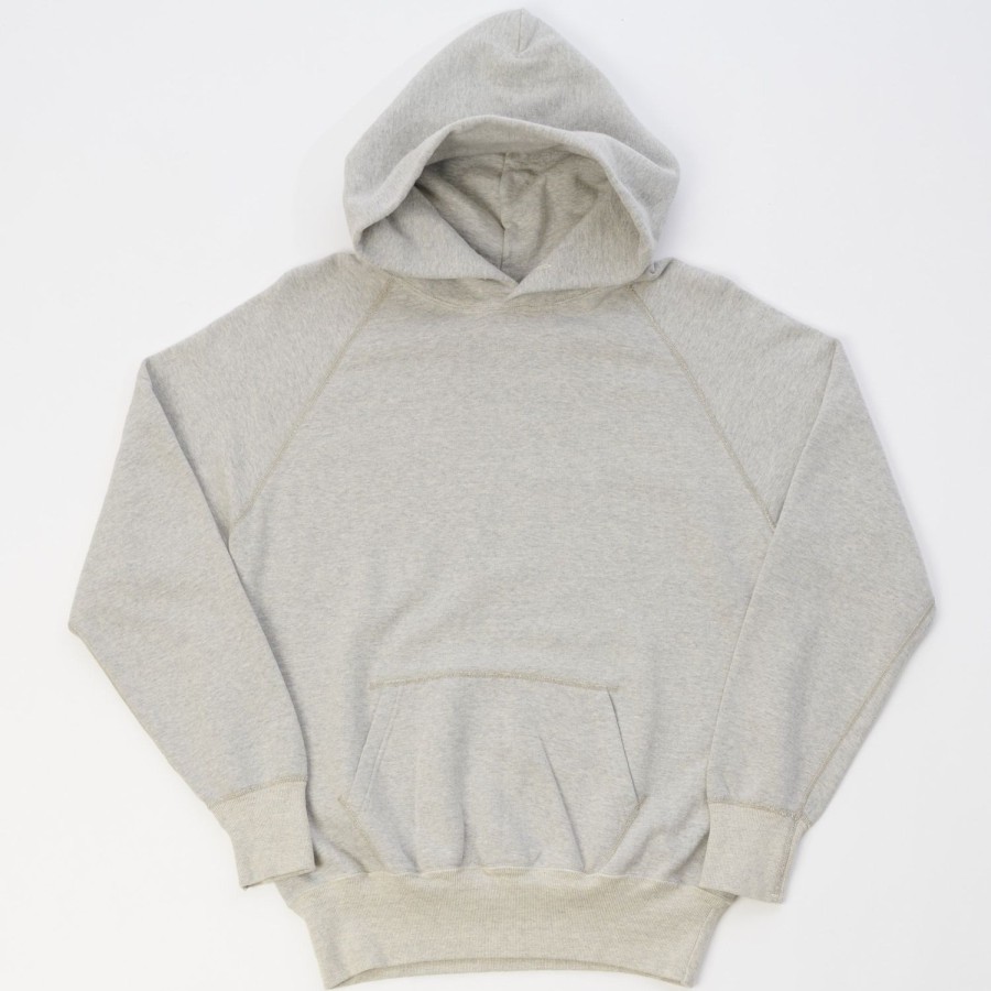 Clothing Warehouse & Co | Warehouse 462 Plain Hooded Sweatshirt - Heather Grey