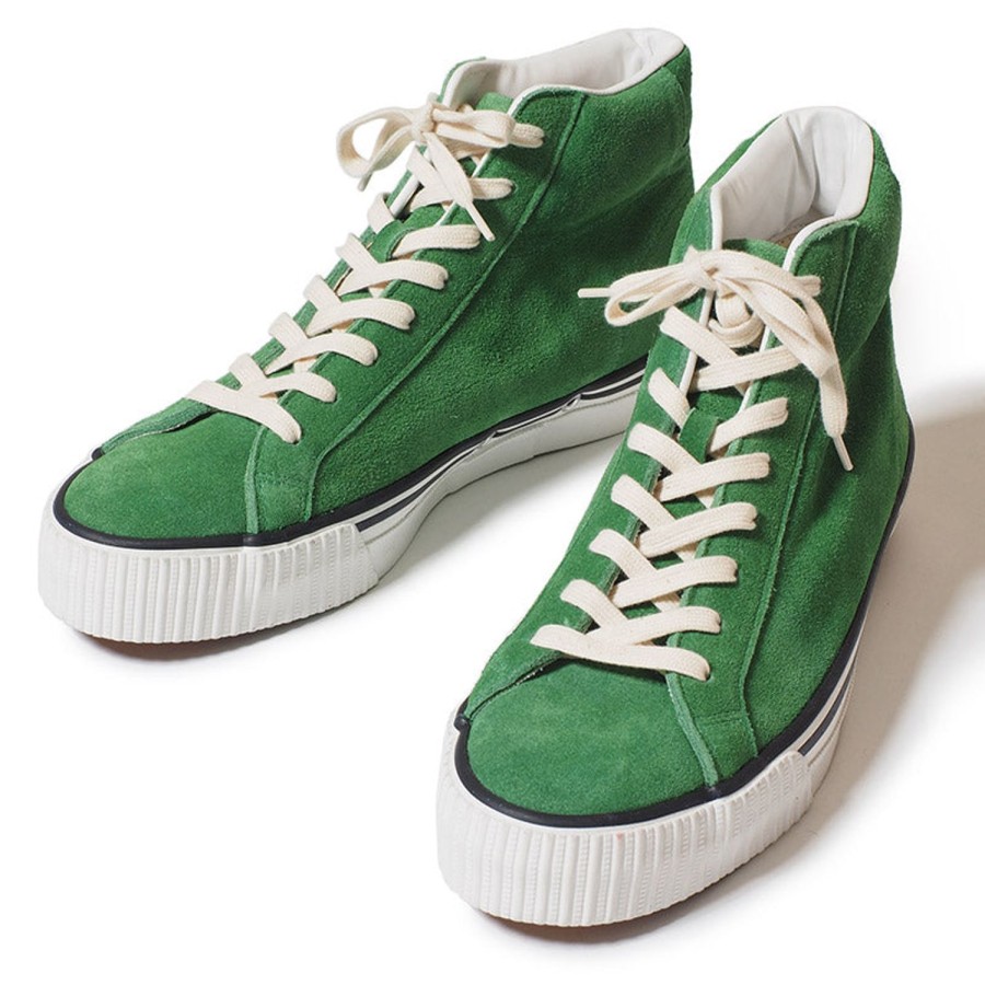 Footwear Warehouse & Co | Warehouse 3401 High Top Suede Sneaker - Green