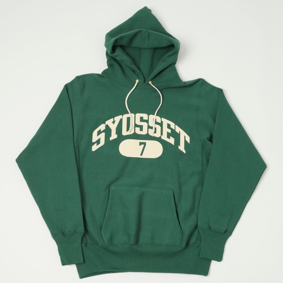 Clothing Warehouse & Co | Warehouse 484 'Syosset' Reverse Weave Hooded Sweatshirt - Green