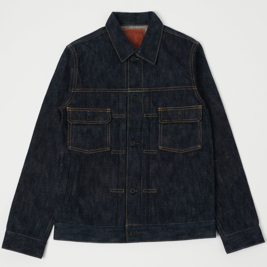 Clothing ONI Denim | Oni 02516P-Gckhn Green Cast Kihannen Type Ii Denim Jacket