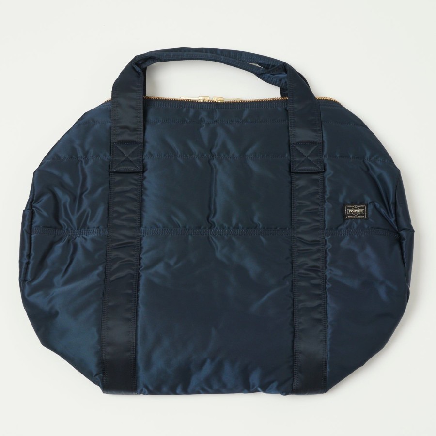 Accessories Porter - Yoshida & Co. | Porter-Yoshida & Co. Medium Tanker 2-Way Boston Bag - Iron Blue