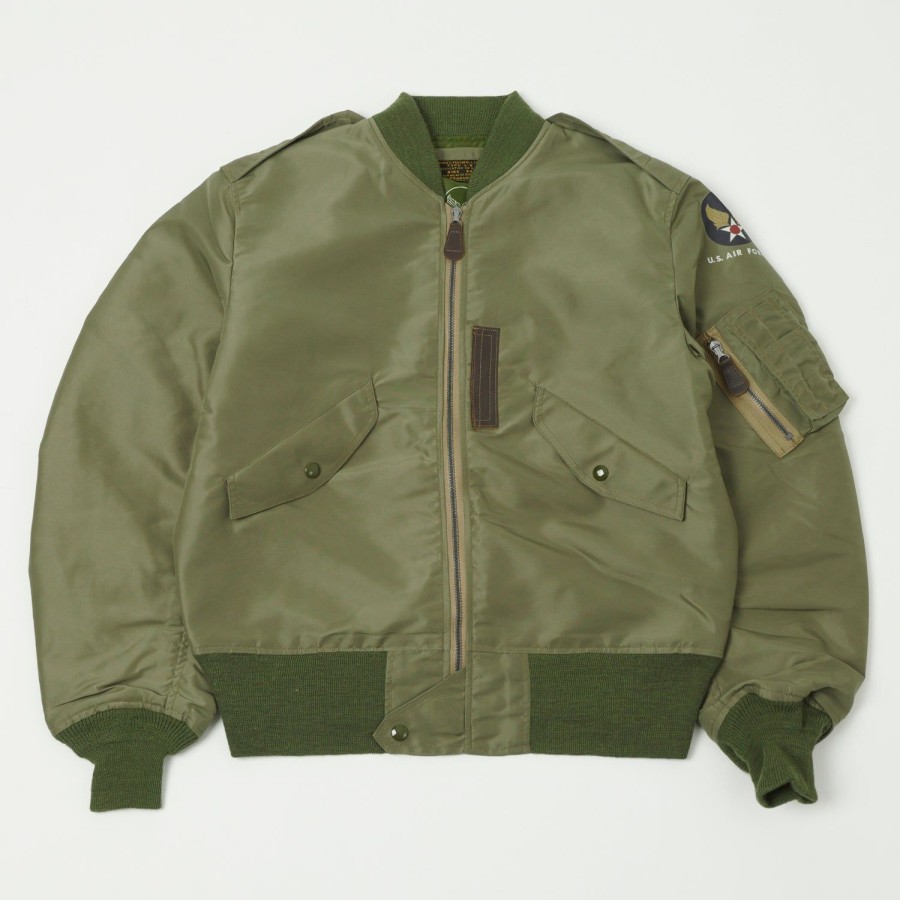 Clothing Buzz Rickson's | Buzz Rickson'S L-2 'Reed Products Inc.' Flying Light Jacket - Olive Drab