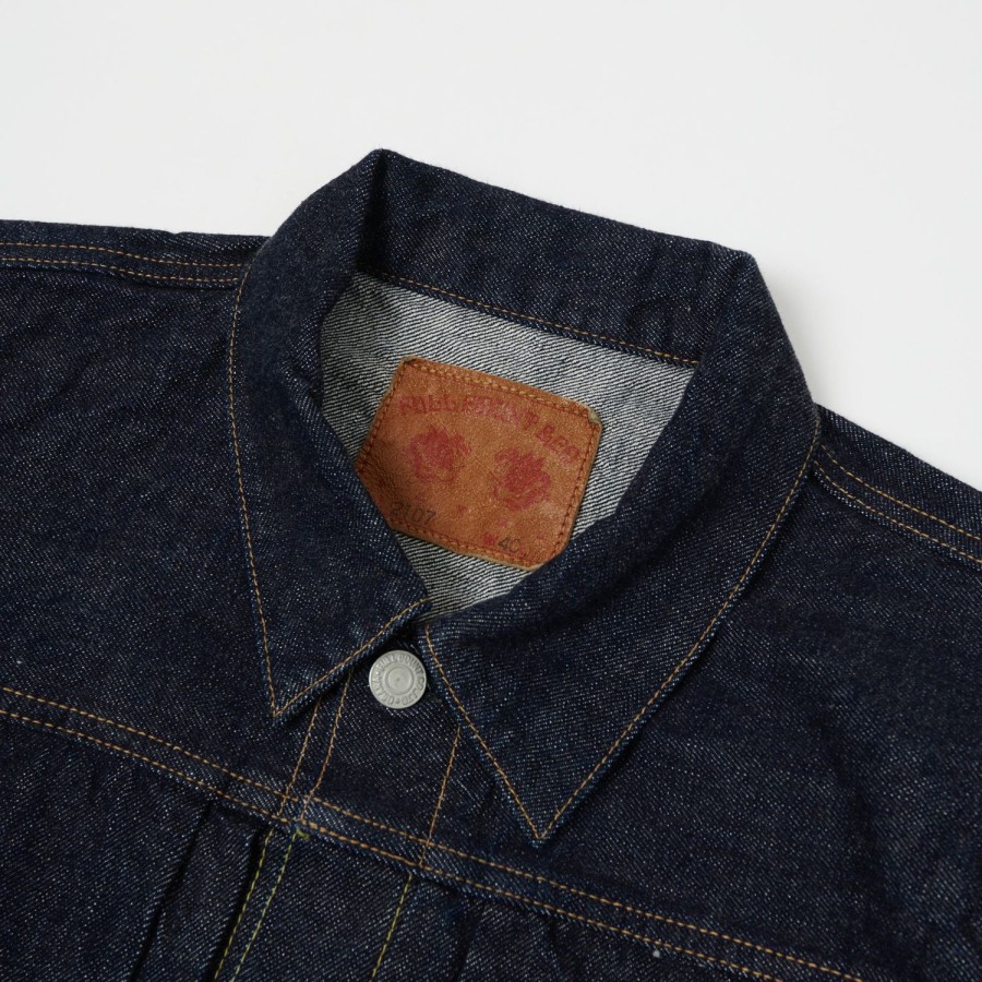 Clothing Full Count | Full Count 2107W 13.7Oz Type I Denim Jacket - One Wash