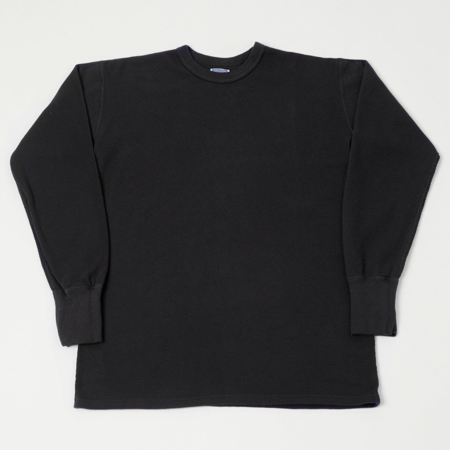 Clothing Dubbleworks | Dubbleworks L/S Thermal Crew Tee - Black