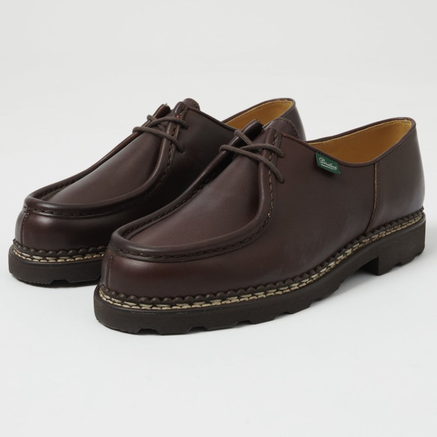 Footwear Paraboot | Paraboot Michael Marche Shoe - Brown Lis Cafe