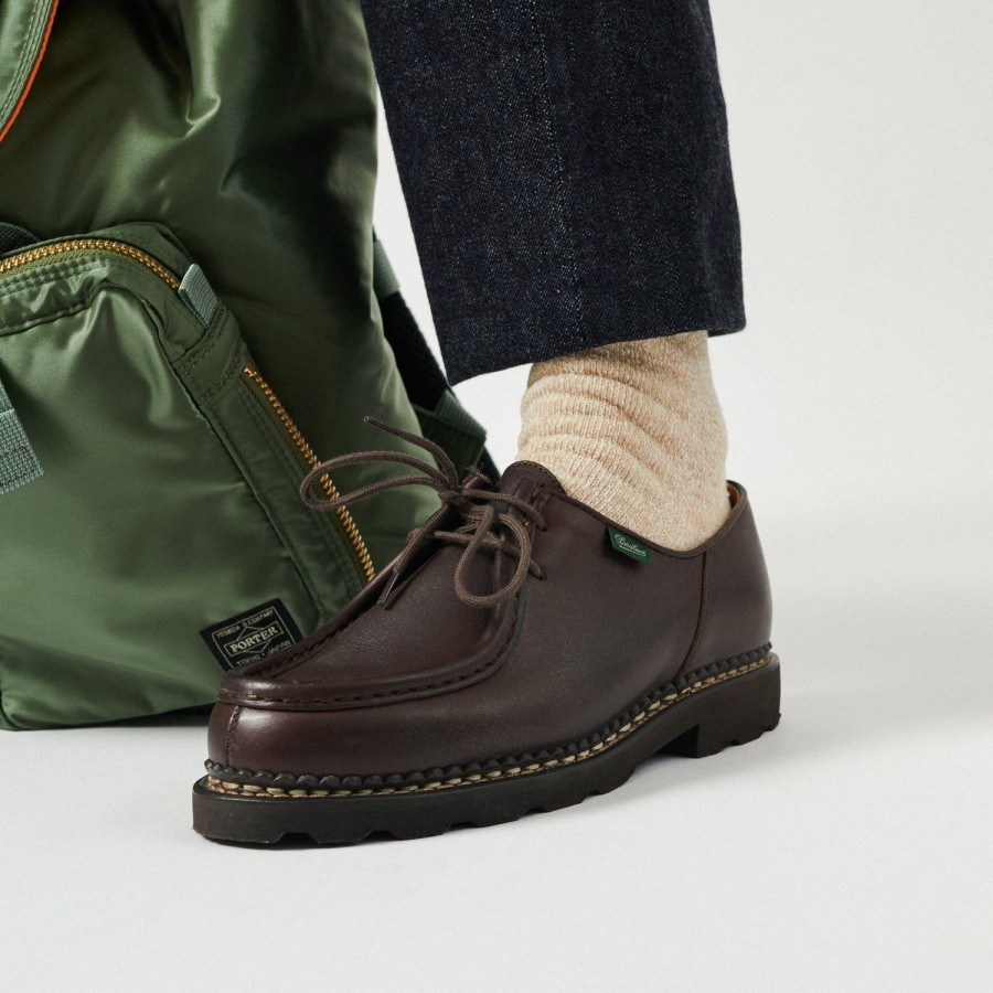 Footwear Paraboot | Paraboot Michael Marche Shoe - Brown Lis Cafe