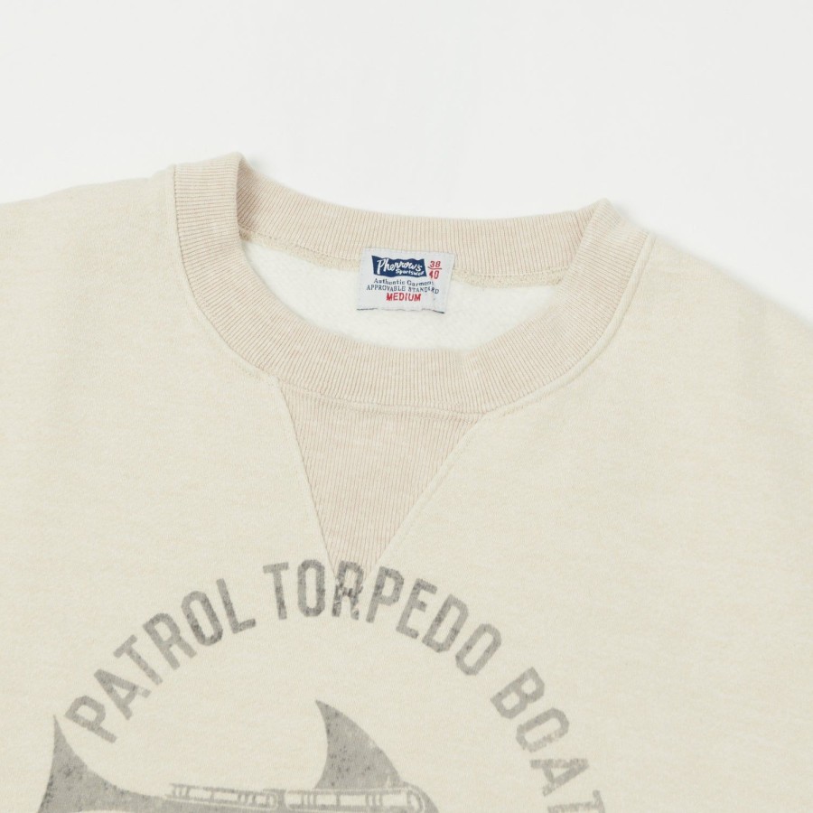 Clothing Pherrow's | Pherrow'S U.S.N. Sweatshirt - Oatmeal