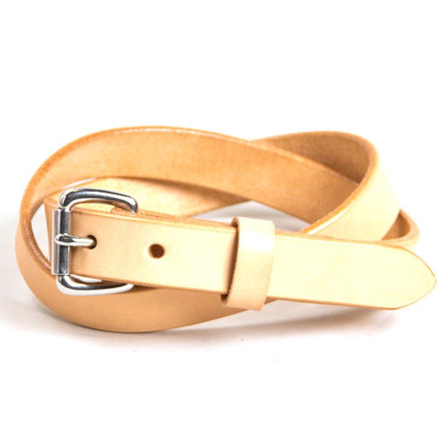 Accessories Tanner Goods | Tanner Goods Skinny Belt Natural