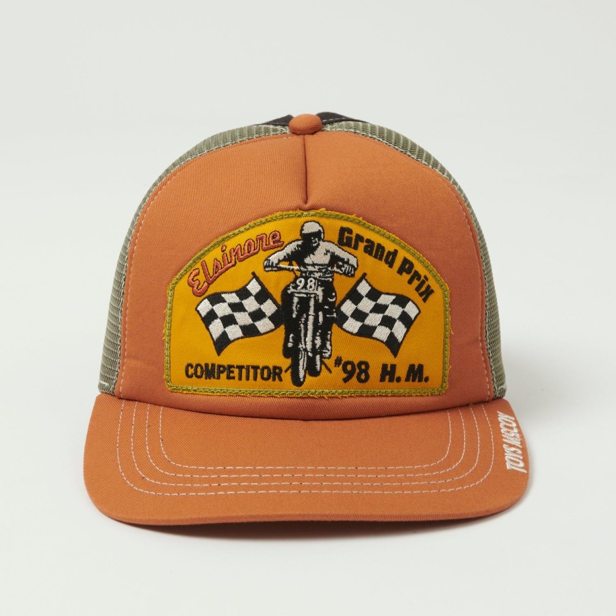 Accessories TOYS McCOY | Toys Mccoy 'Elsinore Grand Prix' Mesh Cap - Rust/Olive