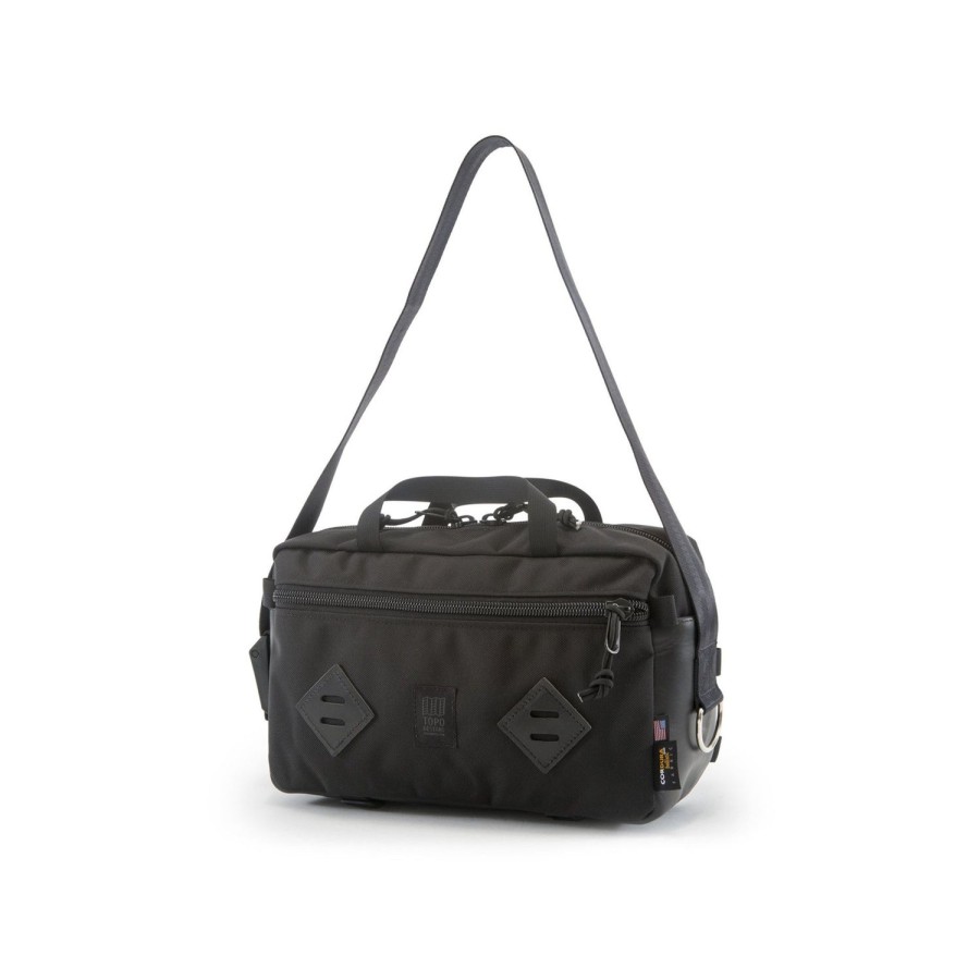 Accessories Topo Designs | Topo Designs Mini Mountain Bag - Ballistic Black