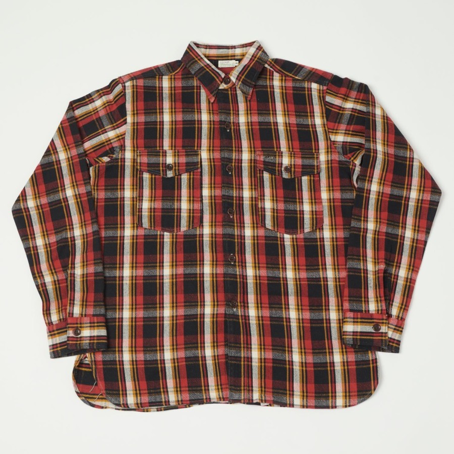 Clothing Warehouse & Co | Warehouse 3022 'G Pattern 24' Check Flannel Shirt - Black