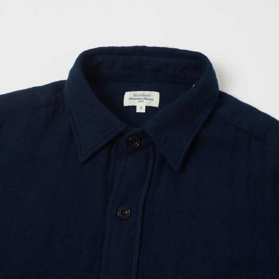 Clothing Hartford | Hartford Ay16027 Percey Cotton Shirt - Blue