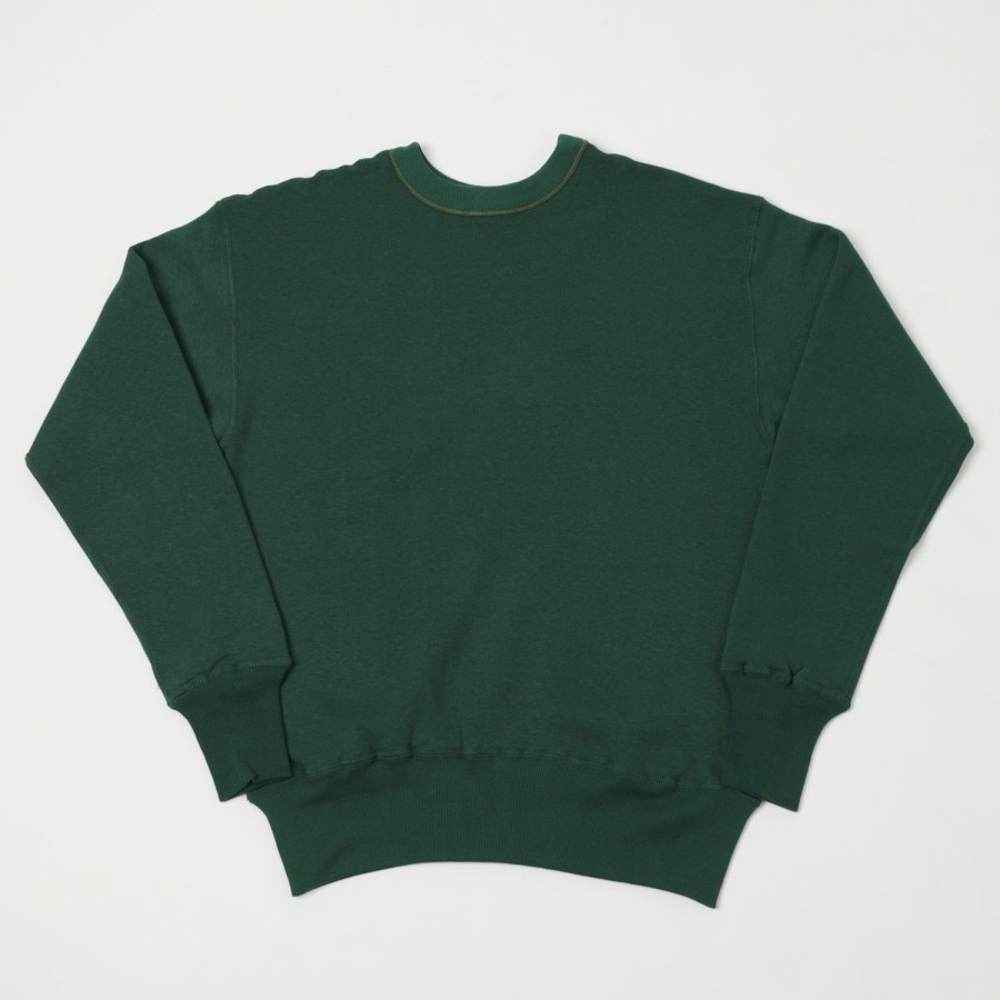 Clothing John Gluckow | John Gluckow Lot. Jg-Cs14 Classic Crew Sweatshirt - Dark Green