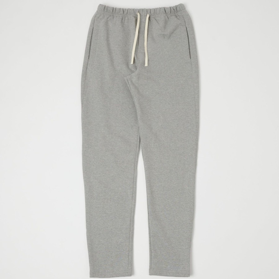 Clothing Merz b. Schwanen | Merz B. Schwanen 3S50 Open Leg W/ Fly Sweatpant - Grey Melange