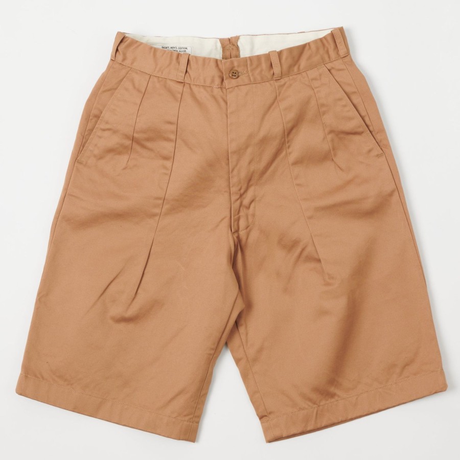 Clothing Buzz Rickson's | Buzz Rickson'S Cotton Uniform Twill 8.2Oz Chino Short - Khaki