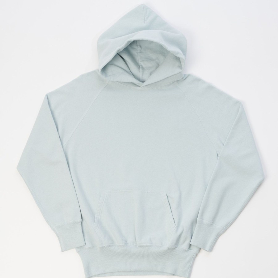 Clothing Warehouse & Co | Warehouse 462 Plain Hooded Sweatshirt - Sax Blue