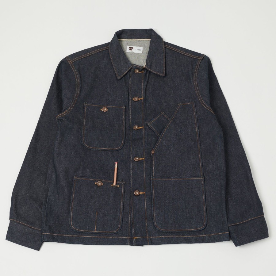 Clothing Tellason | Tellason 16.5Oz Coverall Denim Jacket