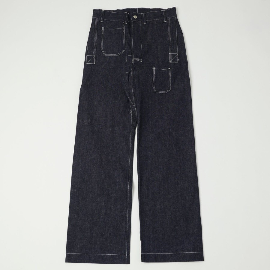 Clothing John Gluckow | John Gluckow Denim 'Netmakers' Trouser - Raw