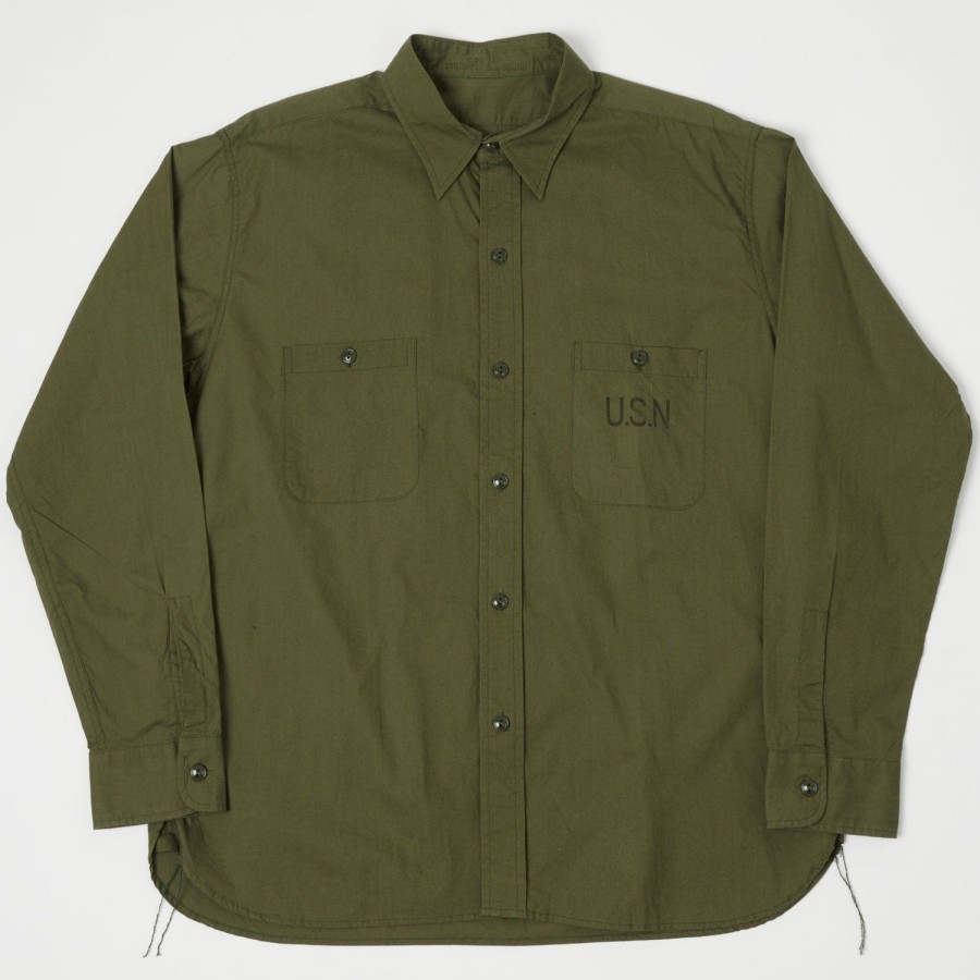 Clothing Buzz Rickson's | Buzz Rickson'S N-3 Utility Work Shirt - Olive