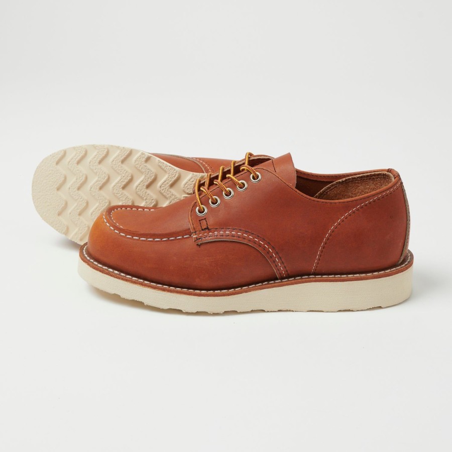 Footwear Red Wing | Red Wing 8092 Shop Moc Oxford Shoe - Oro Legacy