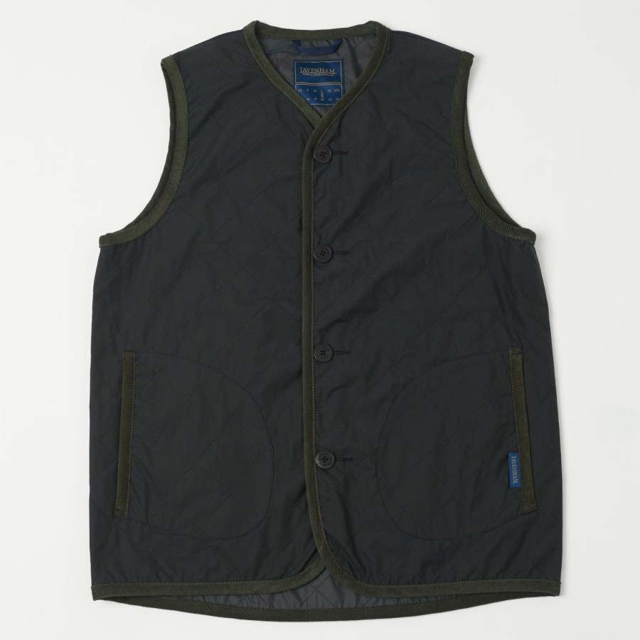 Clothing Lavenham | Lavenham Unwadded Gilet - Black