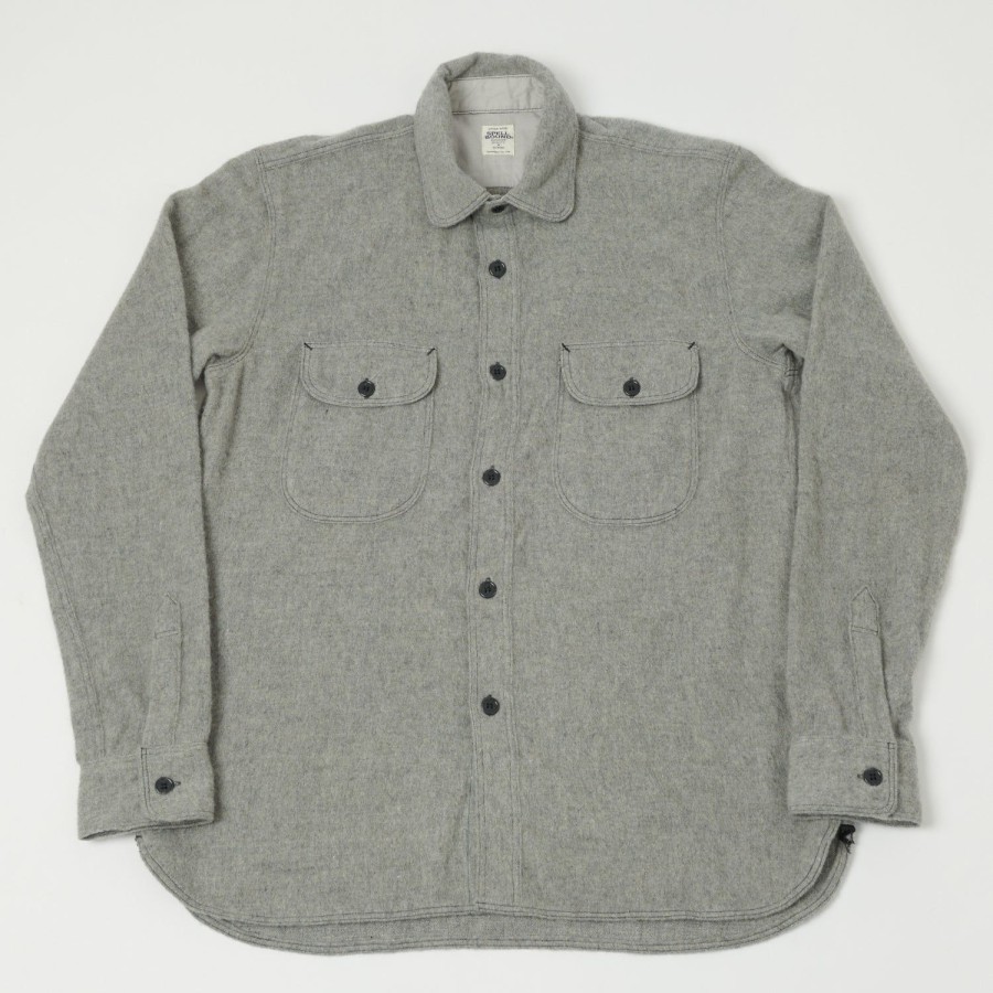 Clothing Spellbound | Spellbound 48-446W Wool Work Shirt - Grey