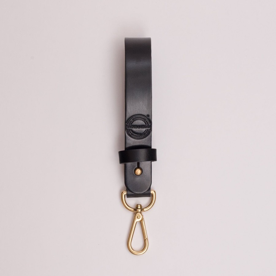 Accessories Barnes & Moore | Barnes & Moore Long Key Tether - Black/Brass