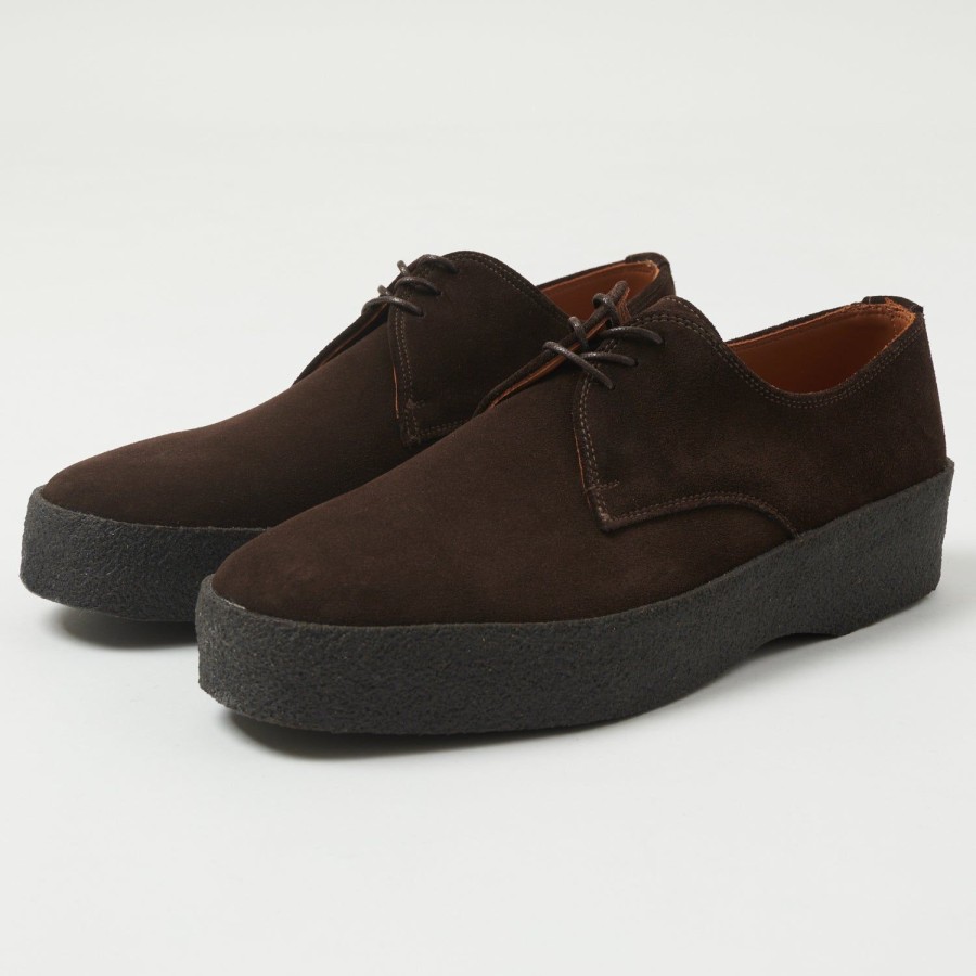 Footwear Sanders | Sanders Japan Collection Brit Shoe - Pinner Suede